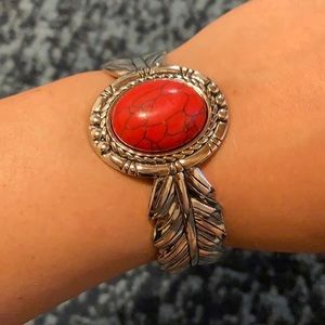 Western Wings Red Bracelet